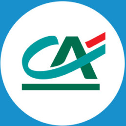Logo du Crédit Agricole partenaire de l'ALEFPA Trail, événement sportif en Haute-Vienne en septembre 2022