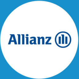 Logo d'Allianz partenaire de l'ALEFPA Trail, événement sportif en Haute-Vienne en septembre 2022