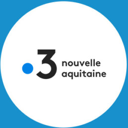 Logo FR3 Nouvelle Aquitaine partenaire de l'Alefpa Trail événement à visée inclusive à Eymoutiers le 24 septembre